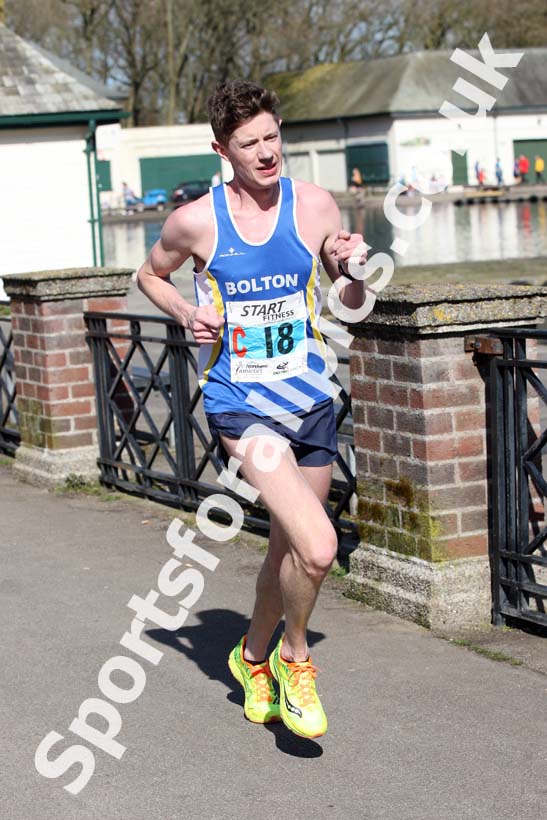 Mens Northern 12 Stage Road Relay, Stanley Park, Blackpool. Photo: David T. Hewitson/Sports for All Pics